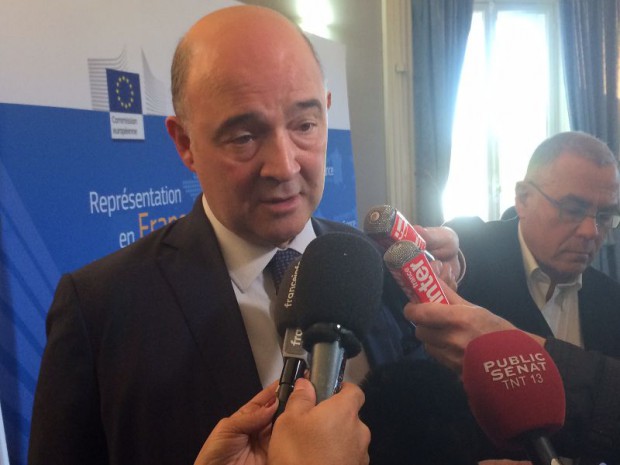 Pierre Moscovici, commissaire européen aux Affaires économiques et financières 