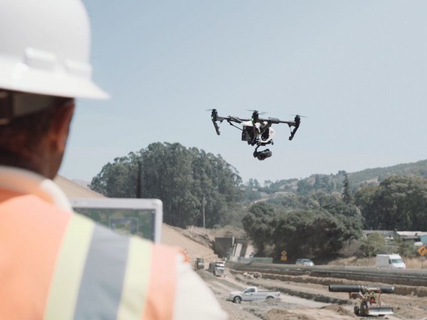 Drone en carrière