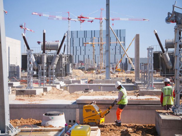 Réalisation des travaux de galeries pour la construction du Tokamak, Fusion For Energy (F4E) à Cadarache confiés au groupement Spie batignolles