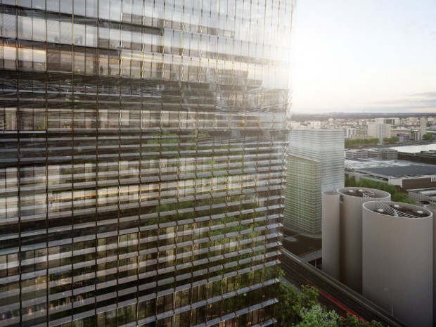 Le projet des tours Duo, imaginé par Jean Nouvel, dans le 13ème arrondissement de Paris 