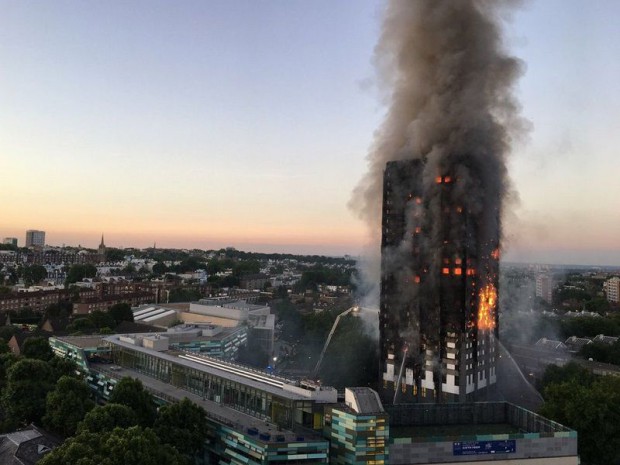 Grenfell tower à Londres  