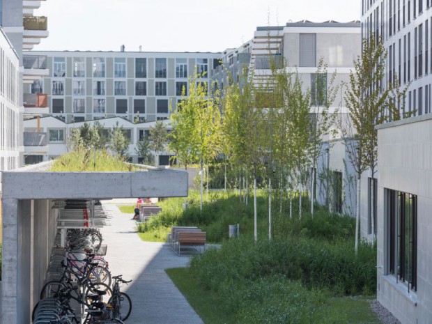 Réalisation du quartier durable Erlenmatt West de Bâle (Suisse)