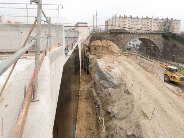 Réalisation de la gare du Grand Paris Express, Champigny Centre (Val-de-Marne) imaginée sur la ligne 15 Sud et 15 Est par l'agence Richez Associés 