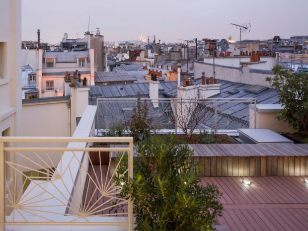 Restructuration complète et mise en conformité de l'immeuble situé 34 avenue de l'Opéra dans le 2ème arrondissement Paris par l'agence Axel Schoenert architectes