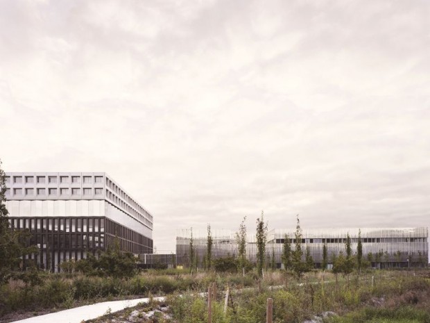 Réalisation du campus EDF sur le plateau de Saclay (Essonne)