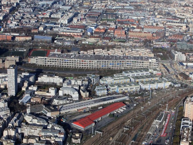 SNCF a inauguré, le 31 août 2017, dans le 19ème à Paris, le nouveau site d'urbanisme transitoire, l'Aérosol, avec son musée dédié au Street Art   