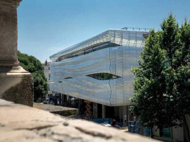 Livraison le 31 août 2017 du musée de la Romanité de Nîmes conçu par l'architecte Elizabeth de Portzamparc