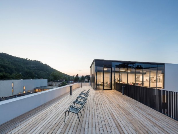 Réalisation du Centre d'hébergement et d'accueil international (CHAI) de Cahors par l'architecte Antonio Virga   