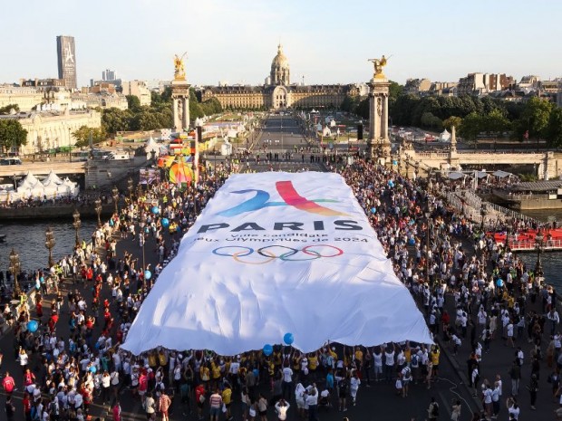 Le Comité Paris 2024 célèbre l'olympisme le 24 juin 2017 à Paris