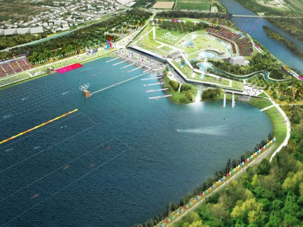 Site JO Paris 2024 : la base nautique de Vaires-sur-Marne (Seine-et-Marne) 