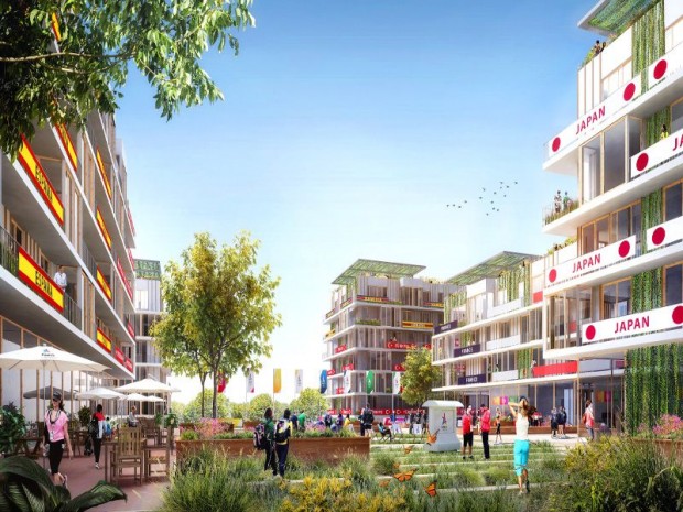Site JO Paris 2024 : le village de Pleyel sur les Bords de Seine en Seine-Saint-Denis 