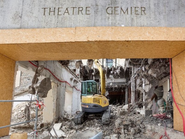 Restructuration au Théâtre national de la danse de Chaillot dans le 16ème arrondissement de Paris