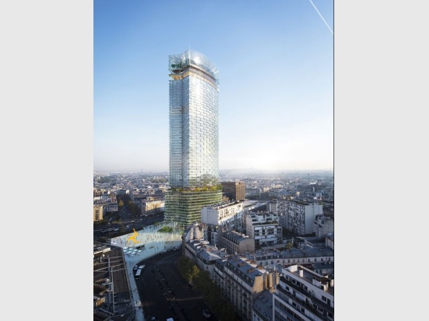 Les associés de la Nouvelle AOM, lauréats ce 19 septembre 2017 de la rénovation de la Tour Montparnasse