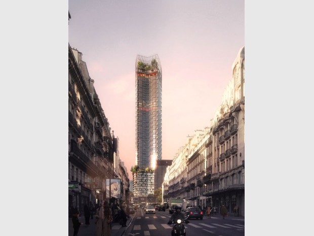 Les associés de la Nouvelle AOM, lauréats ce 19 septembre 2017 de la rénovation de la Tour Montparnasse