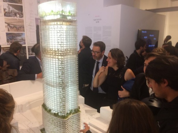 Les associés de la Nouvelle AOM, lauréats ce 19 septembre 2017 de la rénovation de la Tour Montparnasse