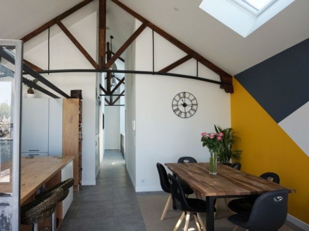 Un garage transformé en loft