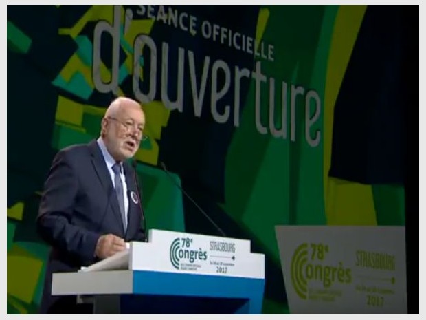 78ème congrès HLM à Strasbourg : discours d'ouverture de Jean-Louis Dumont, président de l'USH. 