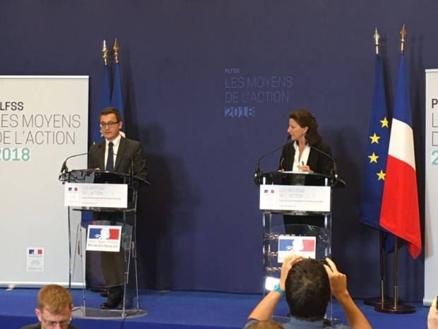 Gérald Darmanin et Agnès Buzyn