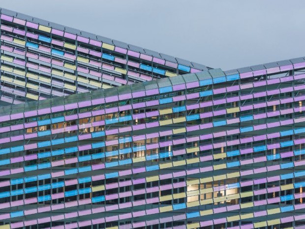 Réalisation en juin 2017 du Siège de la Métropole Rouen Normandie imaginé par l'architecte Jacques Ferrier