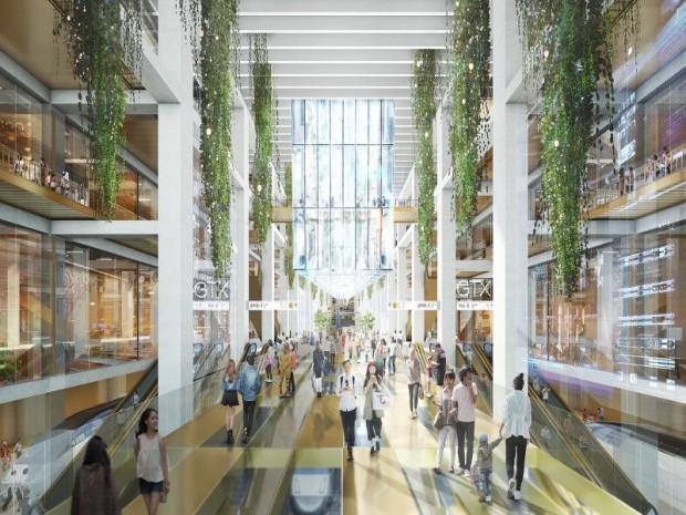 L'agence Dominique Perrault Architecture remporte le concours international pour la construction de Light Walk à Séoul (Corée du Sud), un pôle multimodal et centre commercial