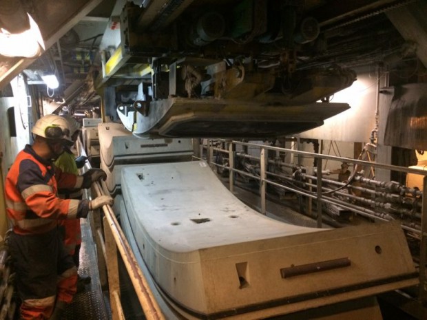 Découverte le 27 octobre 2017 du tunnel de reconnaissance de Saint-Martin-La-Porte (Savoie) de la nouvelle ligne ferroviaire Lyon-Turin