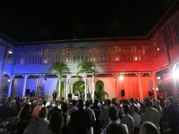 Déplacement en Guyane le 28 octobre 2017 d'Emmanuel Macron 