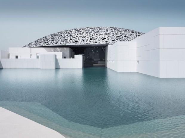 Inauguration le 8 novembre 2017 du musée du Louvre d'Abou Dhabi réalisé par l'architecte Jean Nouvel