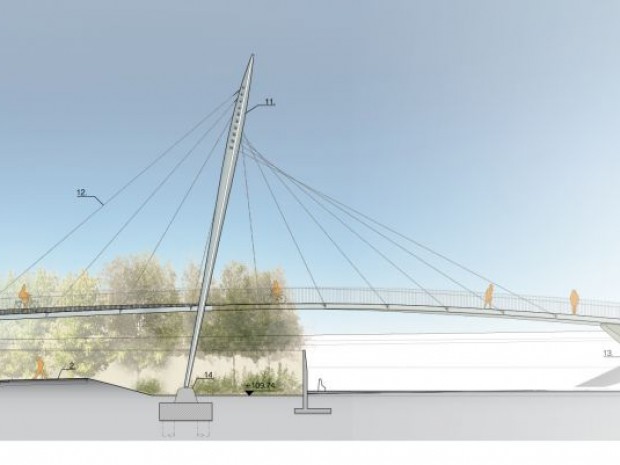 L'agence d'architectes Ney & Partners vient de remporter le projet de la future passerelle piétonne de Bourg-les-Valence (Drôme)).