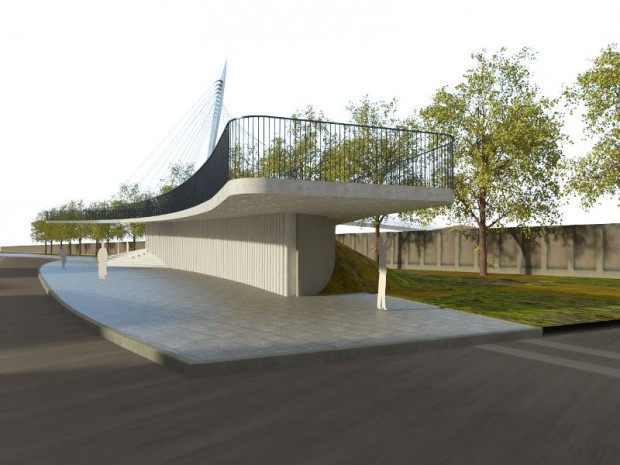 L'agence d'architectes Ney & Partners vient de remporter le projet de la future passerelle piétonne de Bourg-les-Valence (Drôme)).