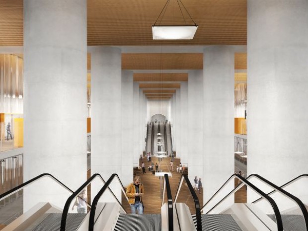 Future gare du CNIT La Défense, projet du RER E 