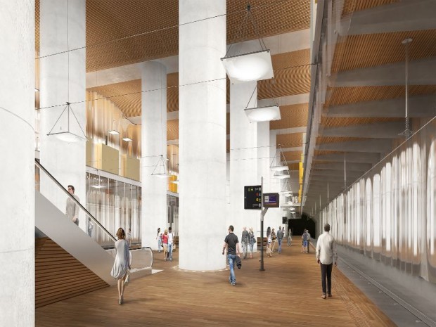 Future gare du CNIT La Défense, projet du RER E
