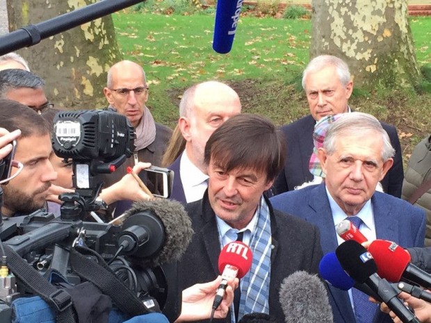 Nicolas Hulot et Jacques Mézard