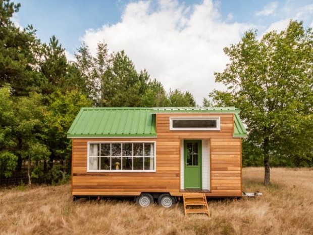 Le bois est de mise pour la Tiny house 