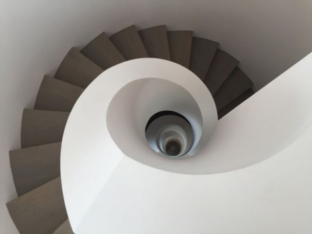 Un escalier comme une oeuvre d'art 