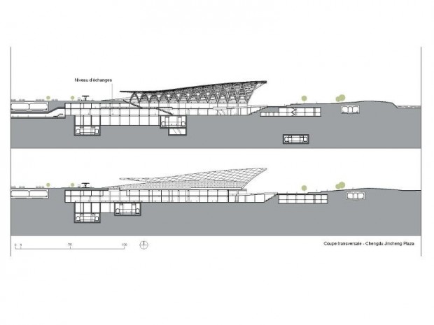 Gare de Chengdu (Chine), Arep