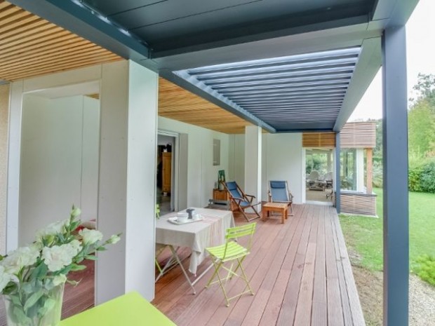 Une pergola qui double la surface aménagée