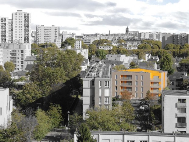 Trois immeubles à Villeneuve-le-Garenne