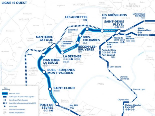 Grand Paris Express ligne 15 Ouest