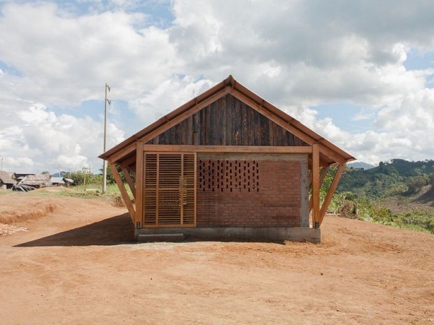 Salle de classe multifonctionnelle, Mazaronkiari, Pérou