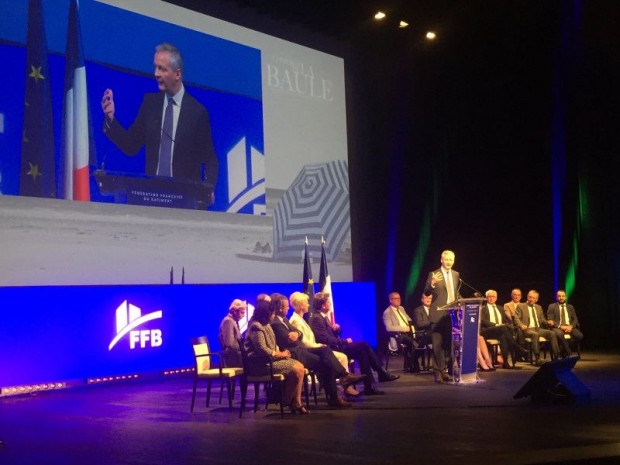 Bruno Le Maire au congrès de la FFB