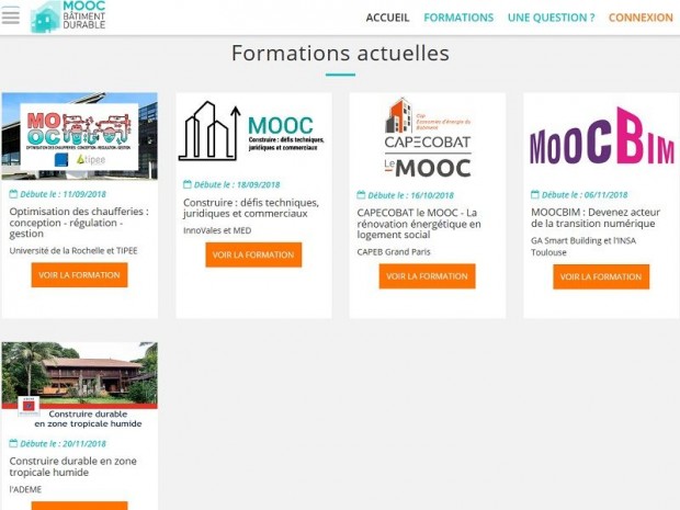 MOOC Bâtiment durable