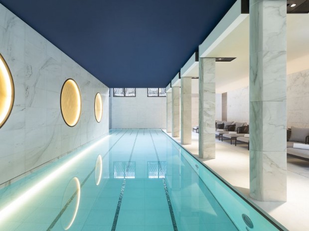 Hotel Lutetia Rive gauche Paris pool