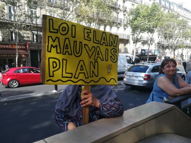 Manifestation contre la loi Elan, 17/07/2018