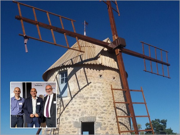 Restauration du moulin à vent de la Borie