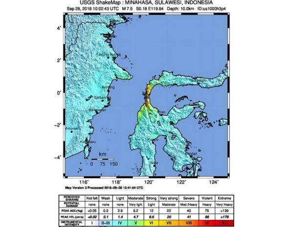 Earthquake Sulawesi