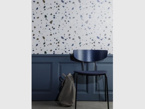 Papier peint terrazzo, 75 &euro; chez The Cool Republic