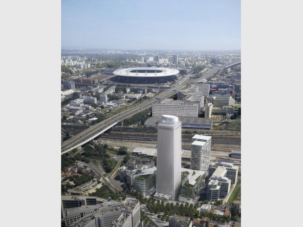 Travaux Tour Pleyel, Saint-Denis