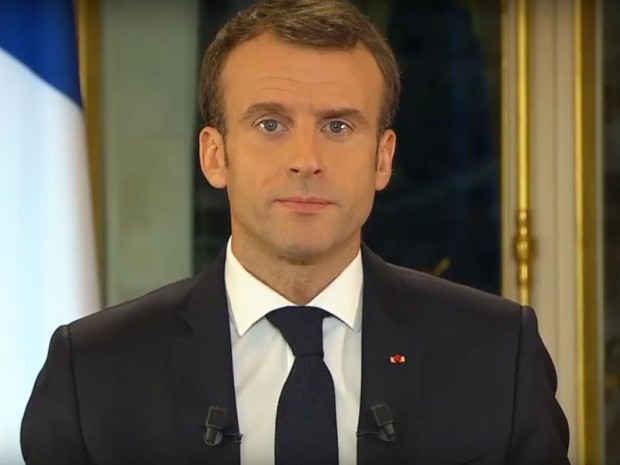 E. Macron en décembre 2018
