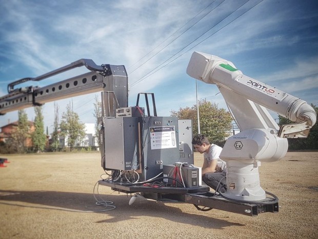 Robot pour intervention en façade