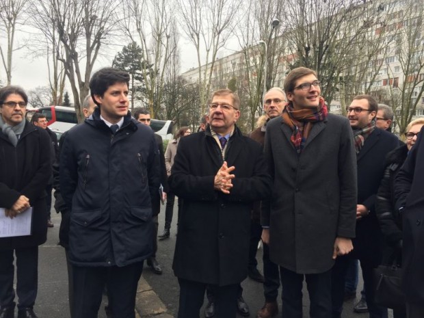 Julien Denormandie en Essonne, janvier 2019